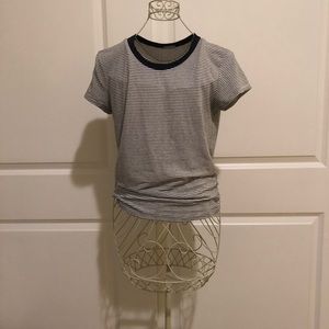 Brandy me live thin striped shirt